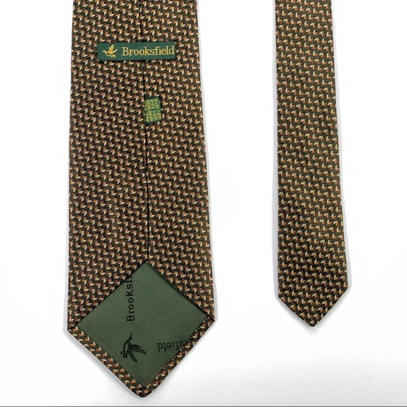 BROOKSFIELD Silk Tie 🇮🇹 Made In Italy - Picture 4 of 4